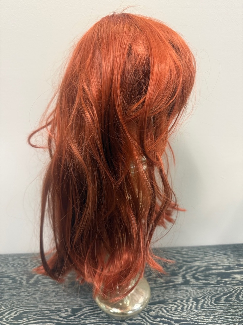 Women’s Red Layered Wig - Vibrant Copper Red 28” long natural & real - Picture 2 of 7